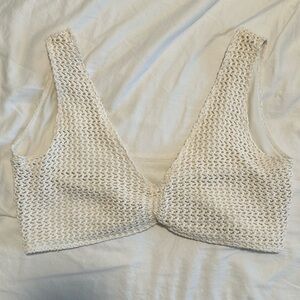 Montce Kim Variation Bikini Top Bone Crochet